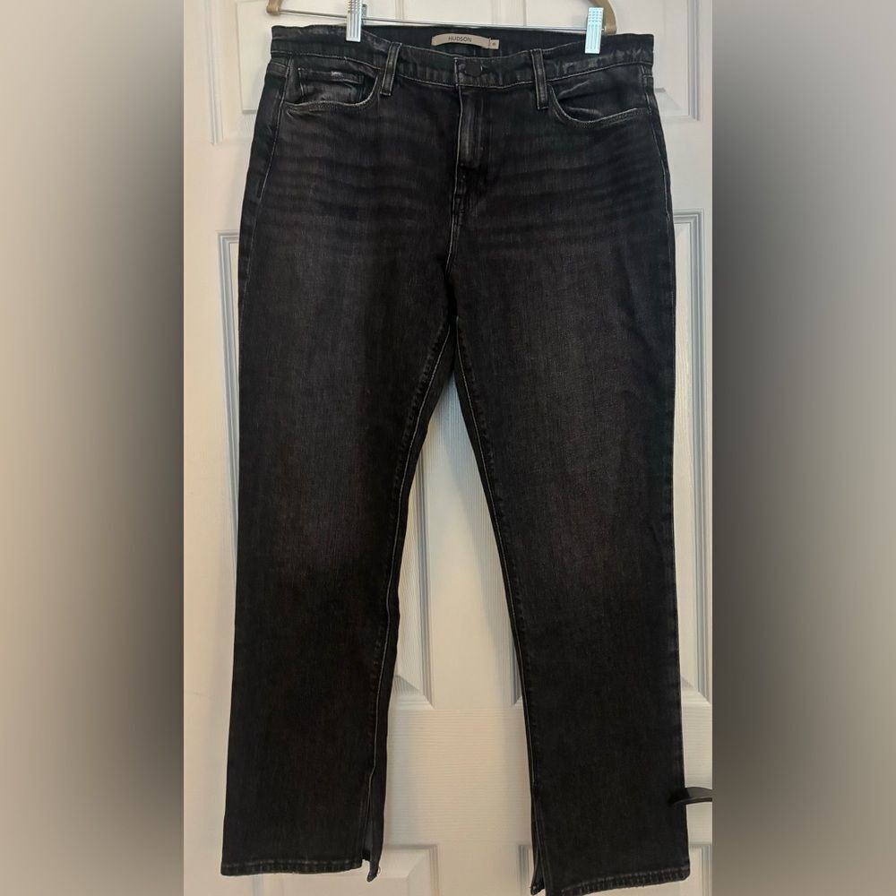 New HUDSON Women’s Nico mid-Rise Straight size 33 waist‎